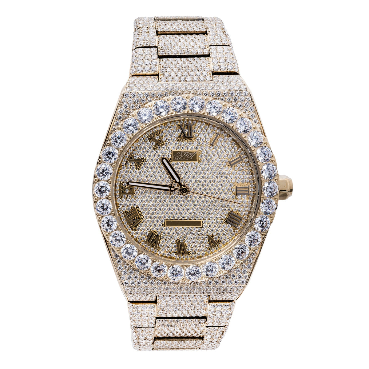 42MM Fully Iced Moissanite Alpha Era? in Gold